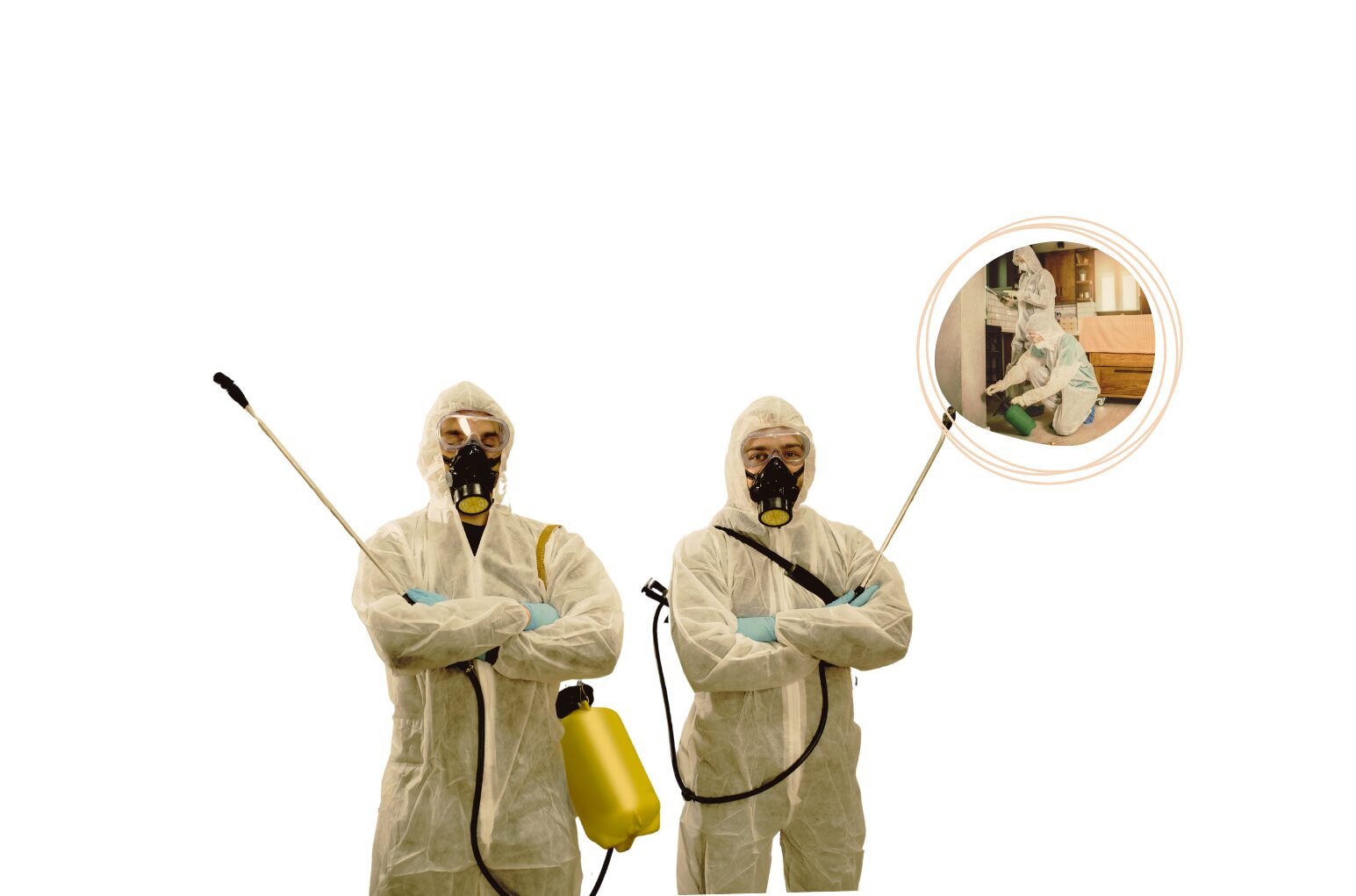 Orange & Brown Grunge Pest Control Flyer
